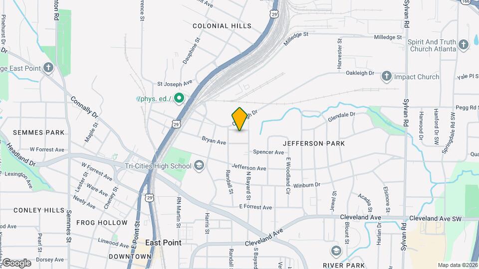 1340 Wadley Ave Map and Location Details