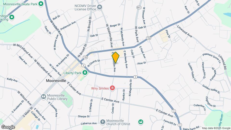232 E Statesville Ave Map and Location Details