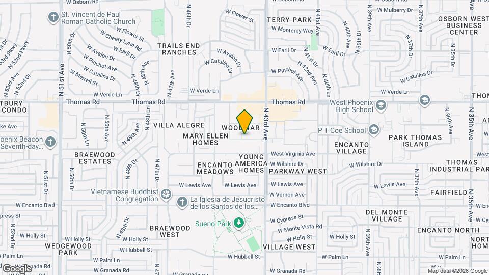 2678 N 43rd Ave-Unit -B Map and Location Details