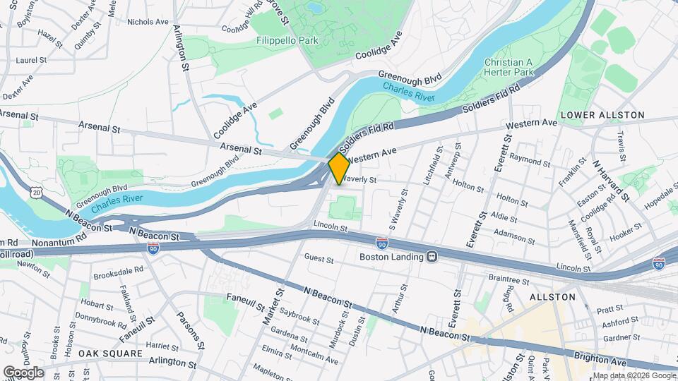 27 Lothrop St, Unit 2 Map and Location Details