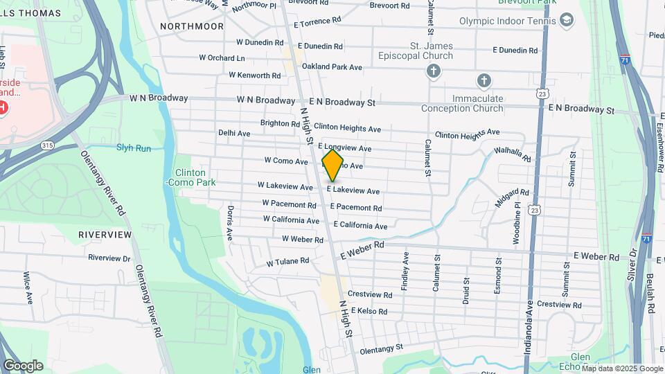 14 E Lakeview Ave Mapa y Detalles de la Ubicación