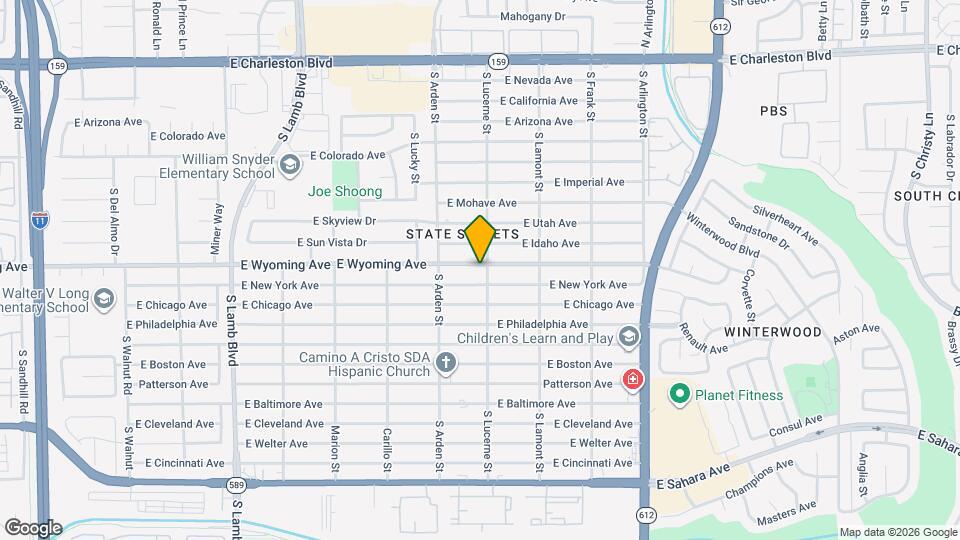 4685 E Wyoming Ave Map and Location Details