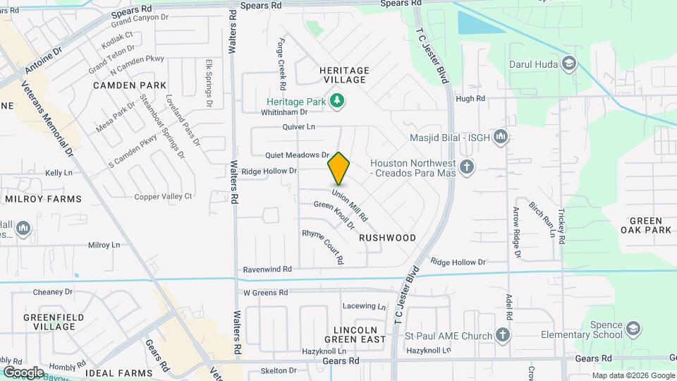 2402 Union Mill Rd Map and Location Details