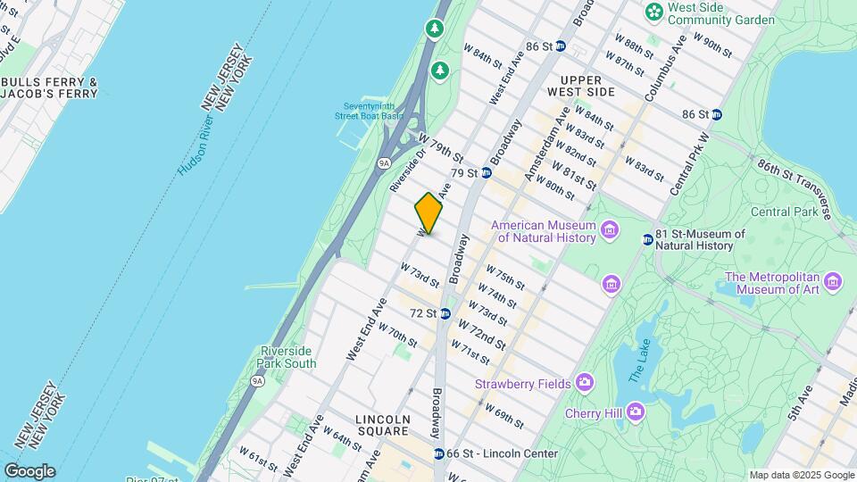 254 W 75th St Mapa y Detalles de la Ubicación