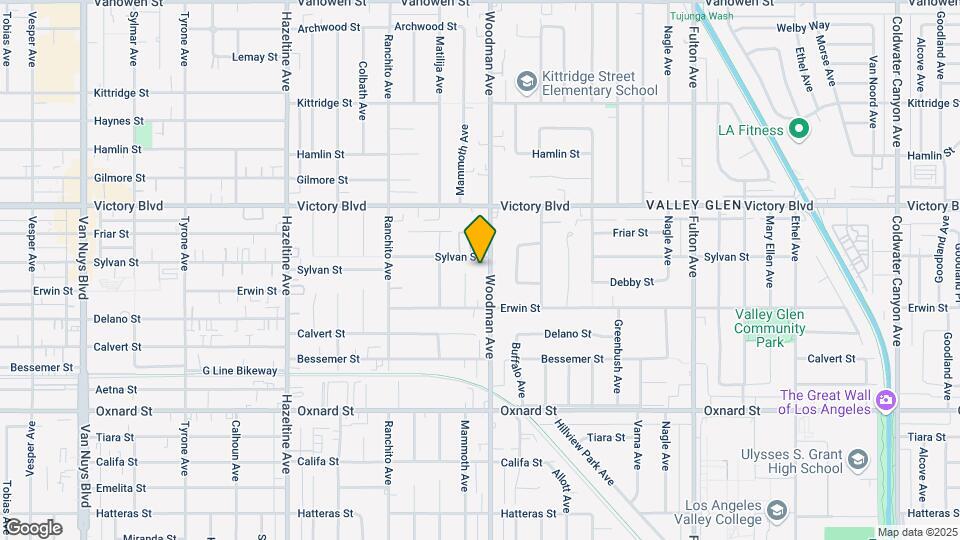 6245 Woodman Ave Mapa y Detalles de la Ubicación