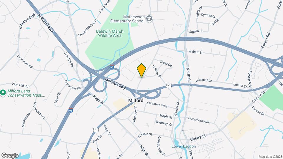 133 Meadow St Map and Location Details