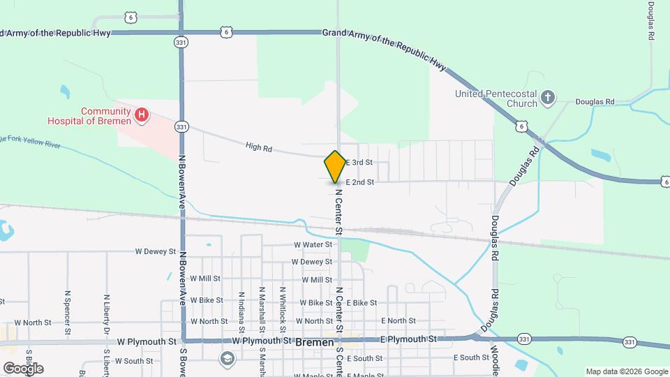 109 W Harding St Map and Location Details