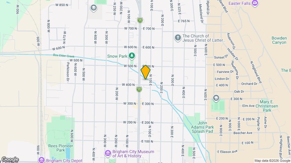 410 N Main St Map and Location Details