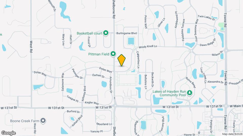 3545 Cardinal Way Map and Location Details