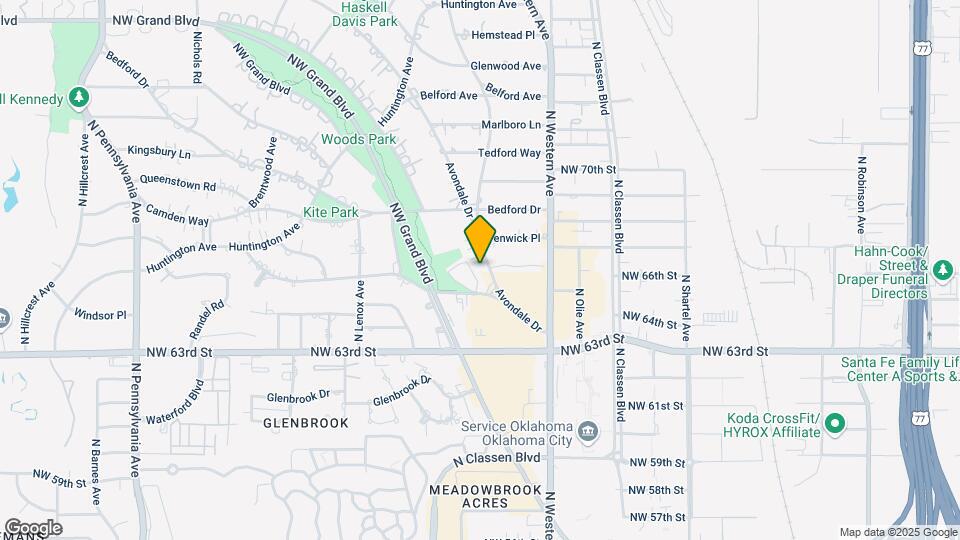 6507 Avondale Dr Map and Location Details