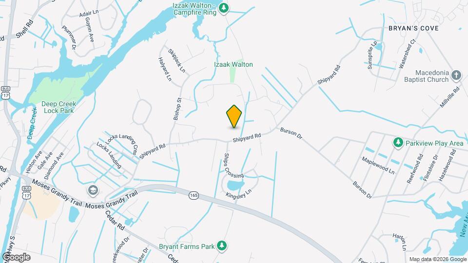 2164 Shipyard Rd Map and Location Details