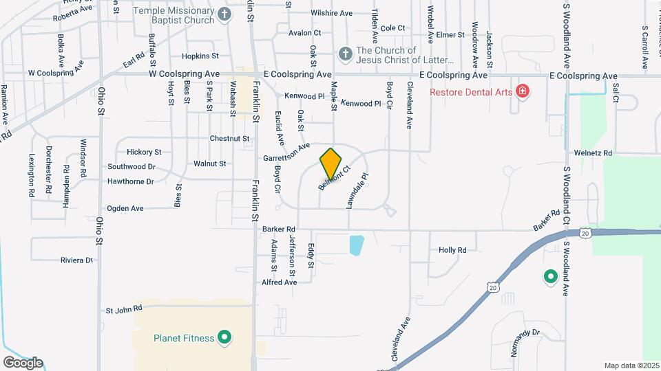 212 Belmont Ct Map and Location Details