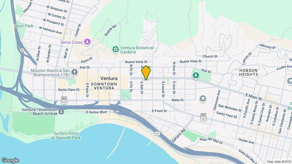 834 E Main St Map and Location Details