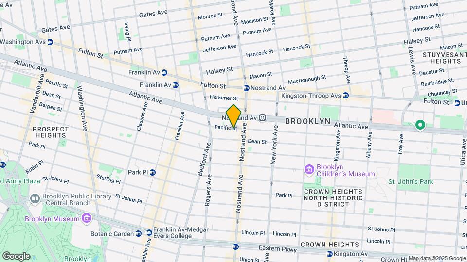 1236 Pacific St Mapa y Detalles de la Ubicación