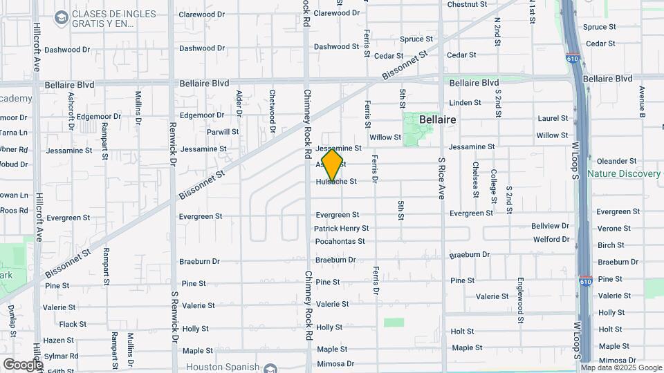 5405 Huisache St Map and Location Details