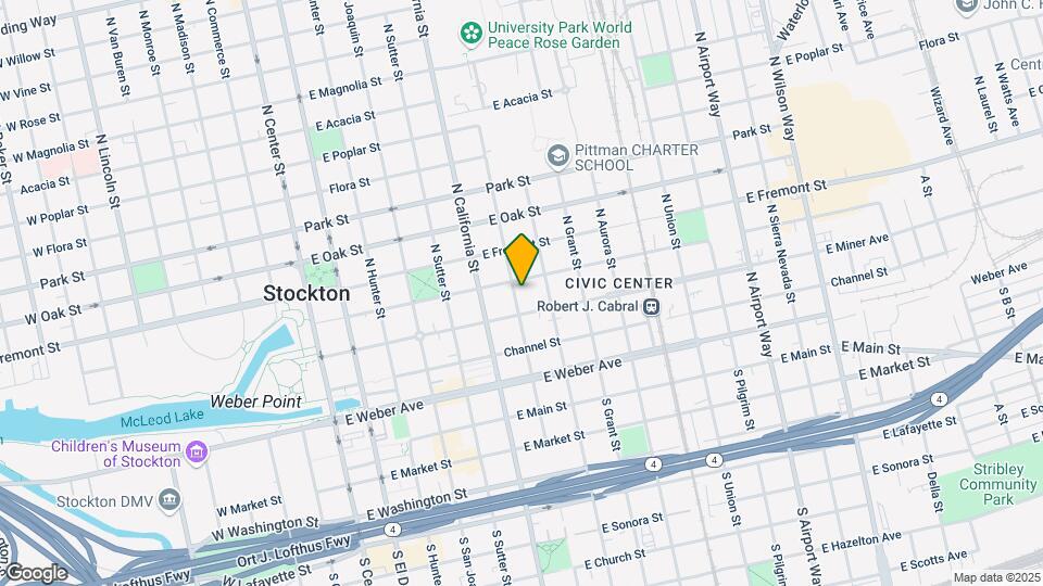 334 N American St Map and Location Details