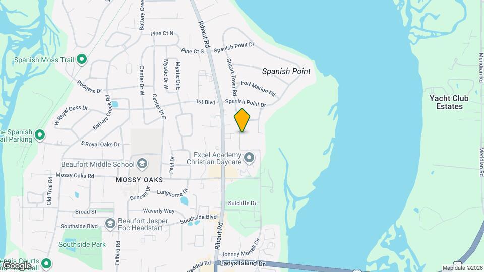 954 Oyster Cove Rd Map and Location Details