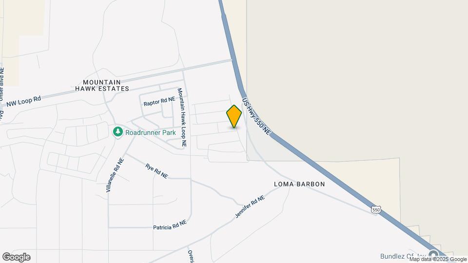 4810 Sandia Peak Rd NE Map and Location Details