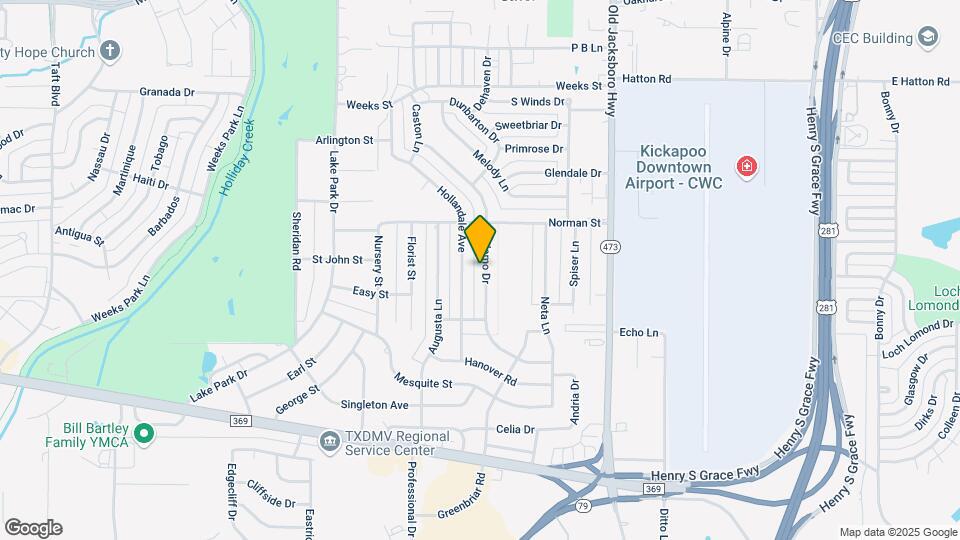 4718 Alamo Dr Map and Location Details