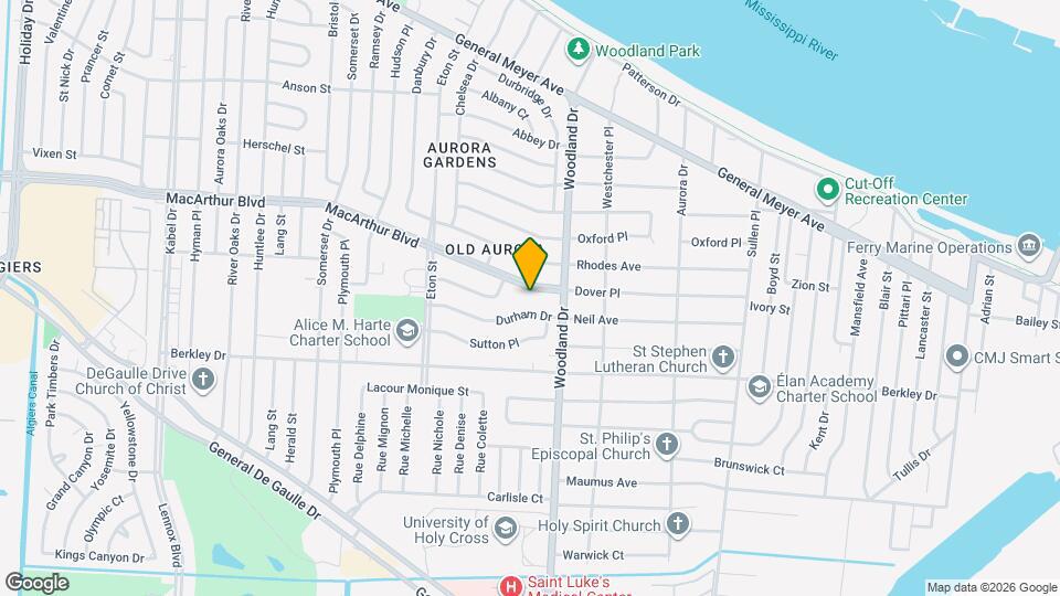 5861 MacArthur Blvd Mapa y Detalles de la Ubicación