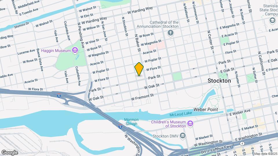 704 N Stockton St Map and Location Details