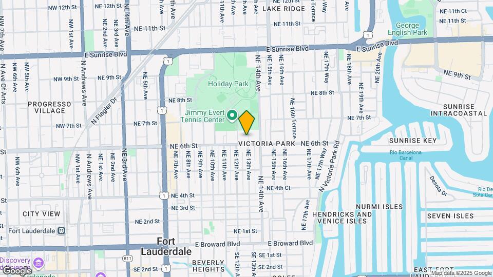 609 NE 13th Ave Map and Location Details