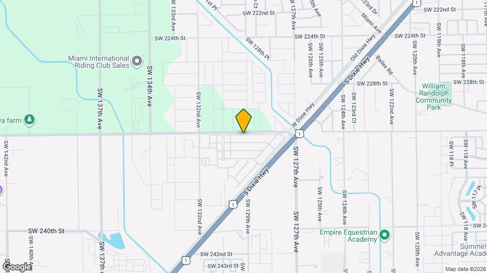 12928 SW 232nd Ter Map and Location Details