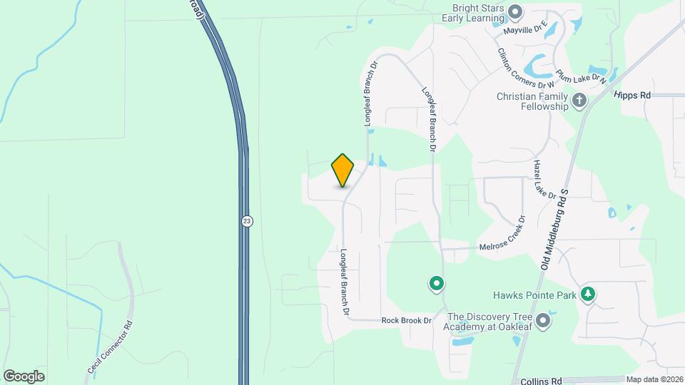 6585 Longleaf Branch Dr Map and Location Details
