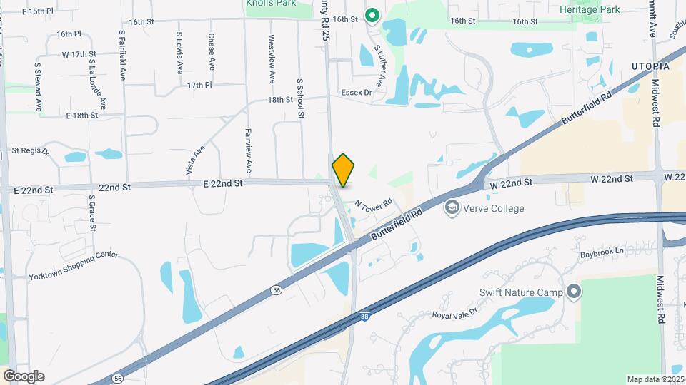 4 N Tower Rd Map and Location Details