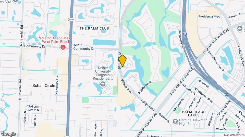1105 Glenmoor Dr Map and Location Details