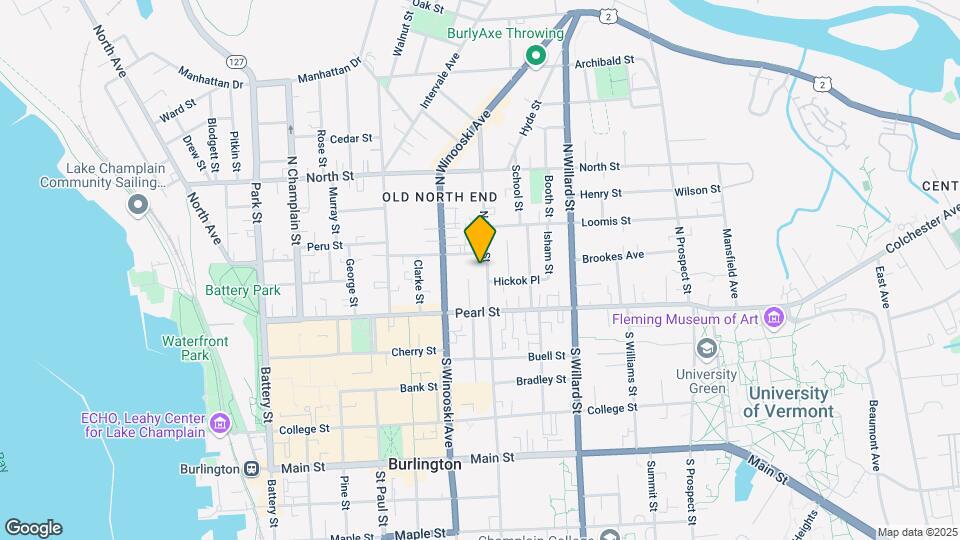 43 Union N St, Unit 3 Map and Location Details