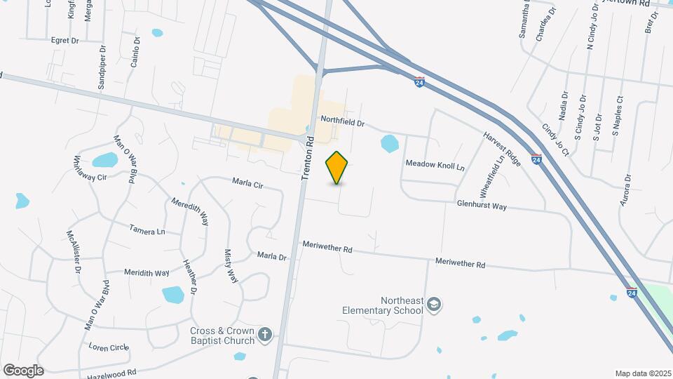 1006 Hendricks Ct Map and Location Details