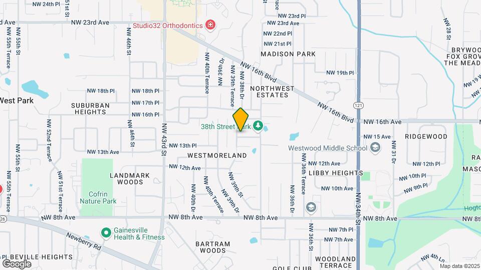 1405 NW 39th St Map and Location Details