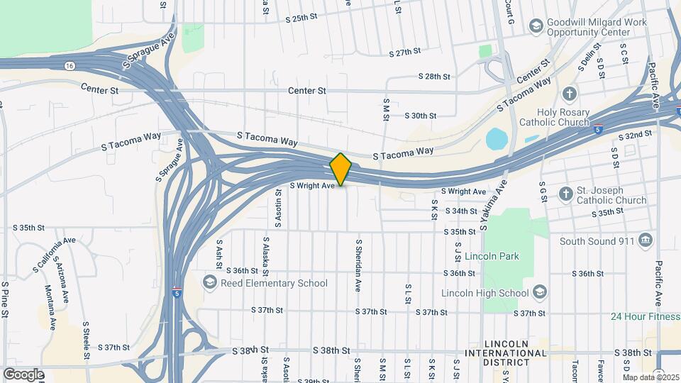 3302 S Cushman Ave Map and Location Details