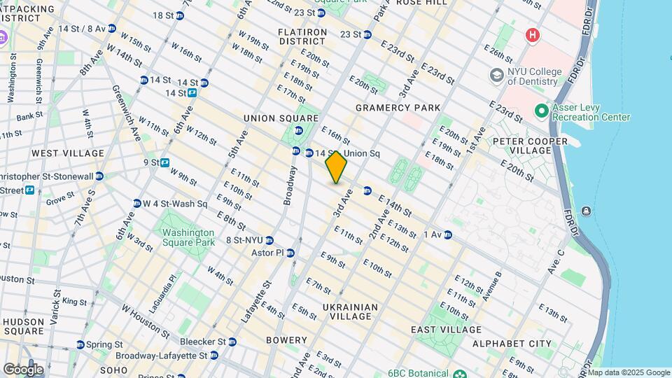 137 E 13th St Map and Location Details