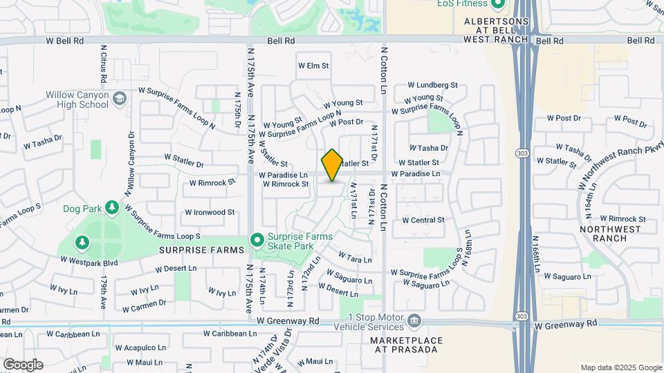 17249 W Rimrock St Map and Location Details