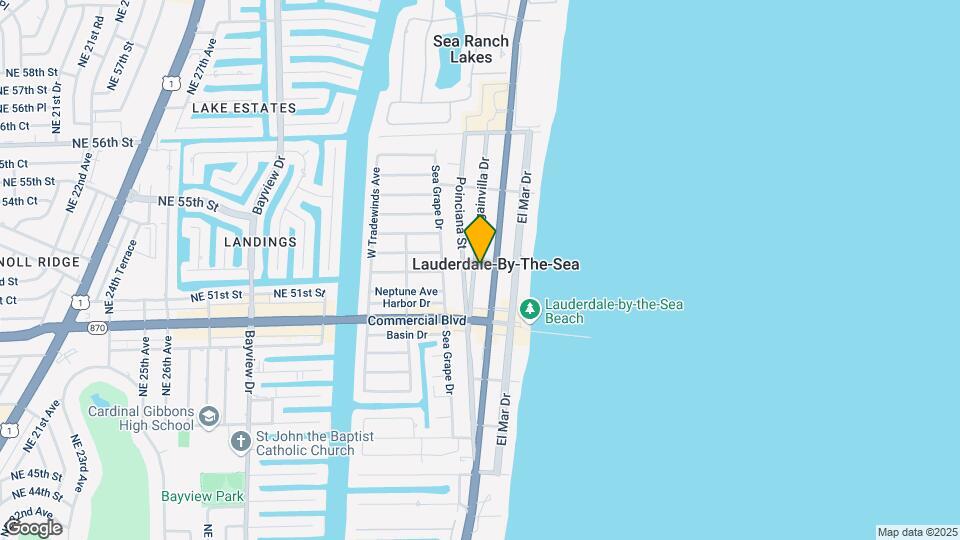 Sea Breeze Apartments Mapa y Detalles de la Ubicación