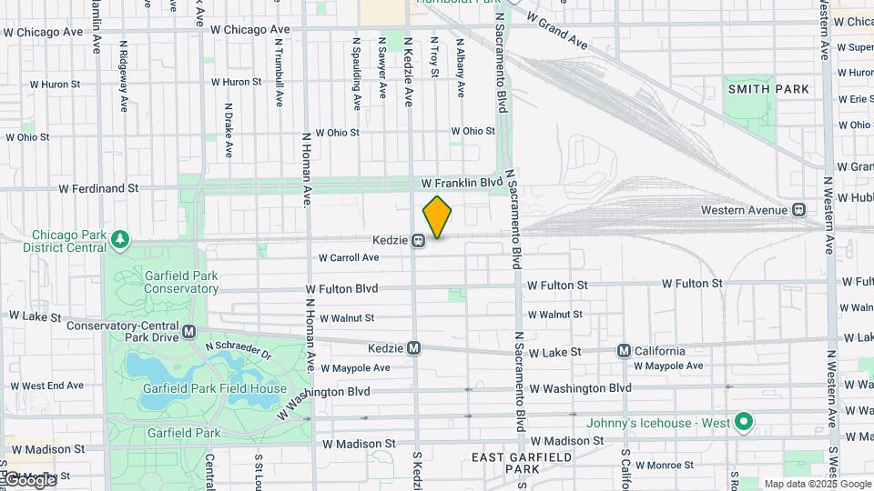 10k sqft LiveWork Space w Green/White Screen Map and Location Details