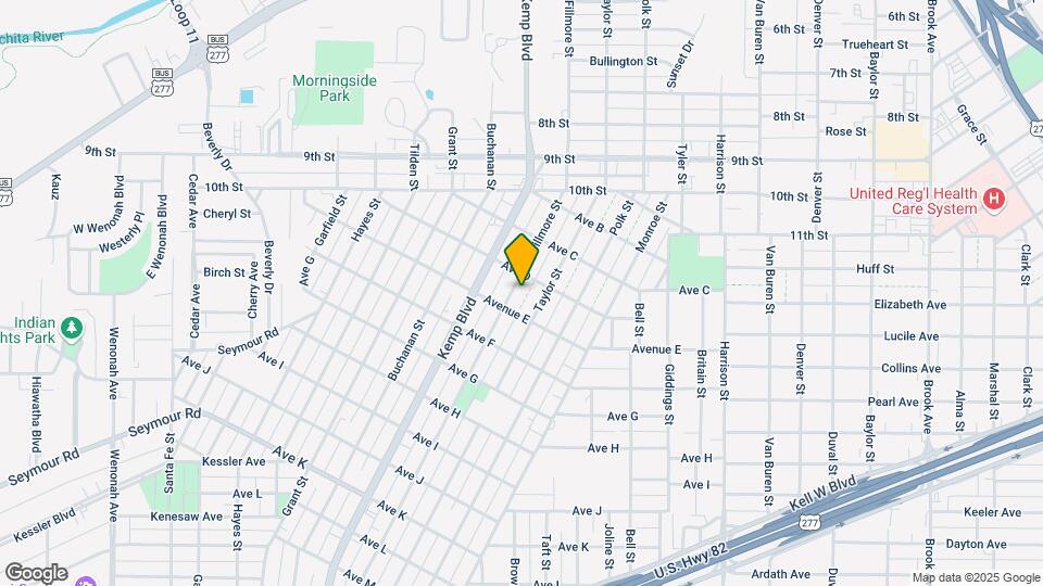 1407 Fillmore St Mapa y Detalles de la Ubicación