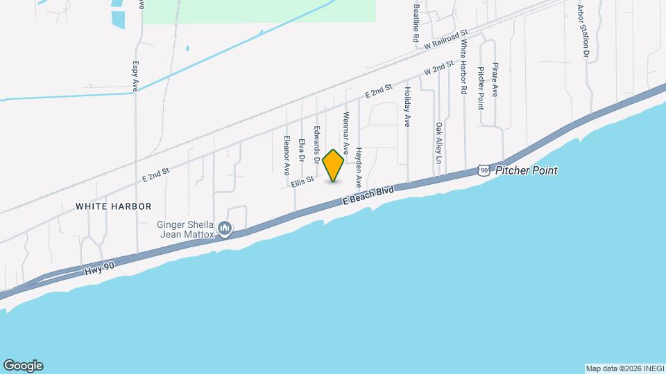 1515 E Beach Blvd Mapa y Detalles de la Ubicación
