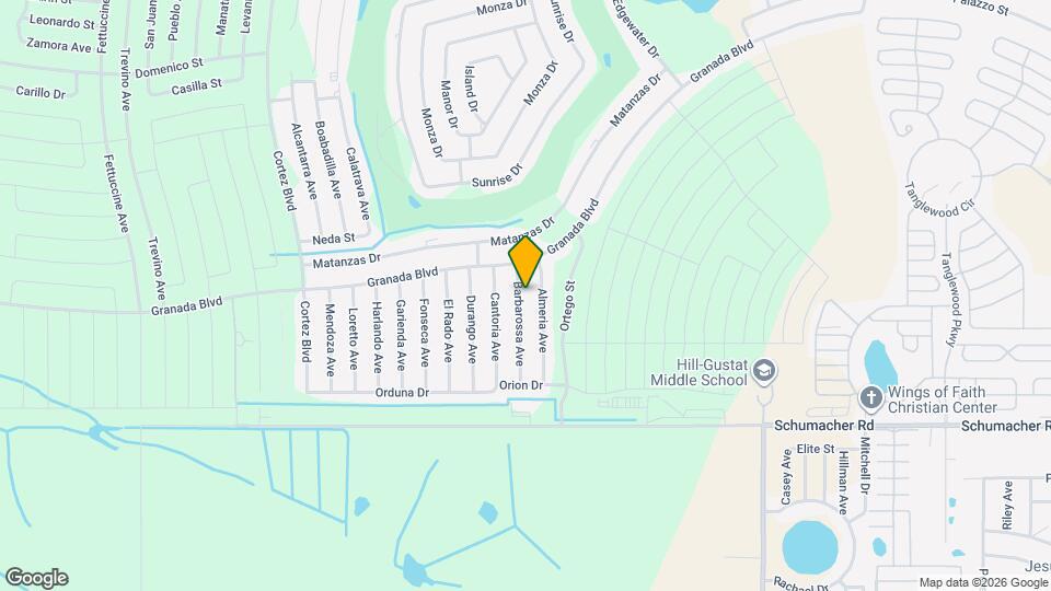 4128 Barbarossa Ave Map and Location Details