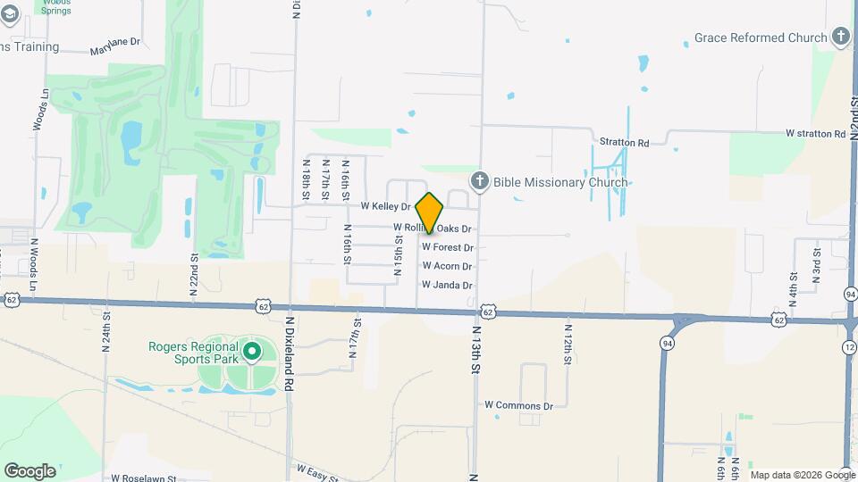 1319 W Forest Dr Mapa y Detalles de la Ubicación