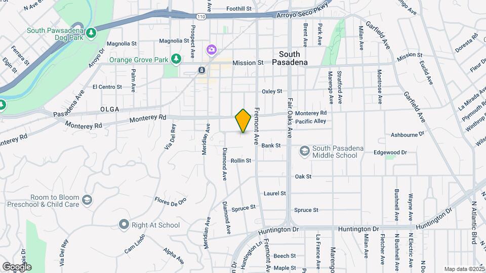 1303 Lyndon St Map and Location Details