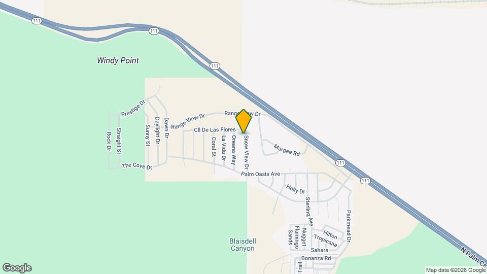 15785 Snow View Dr Map and Location Details