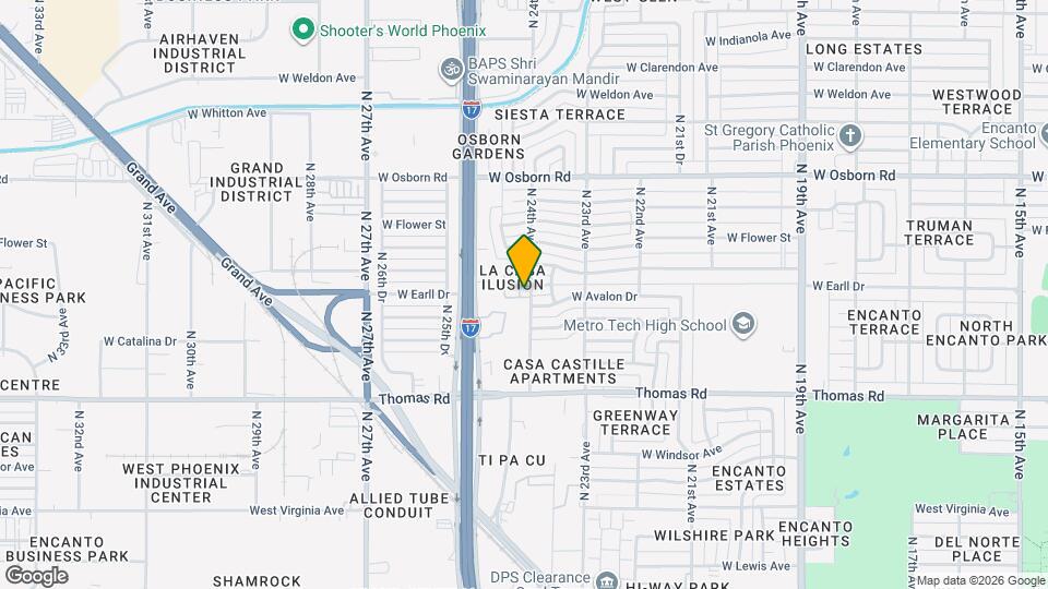 3021 N 24th Dr Map and Location Details