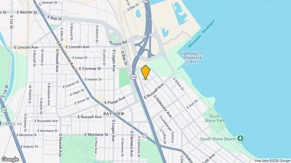 2456 S Delaware Ave, Unit UPPER Mapa y Detalles de la Ubicación