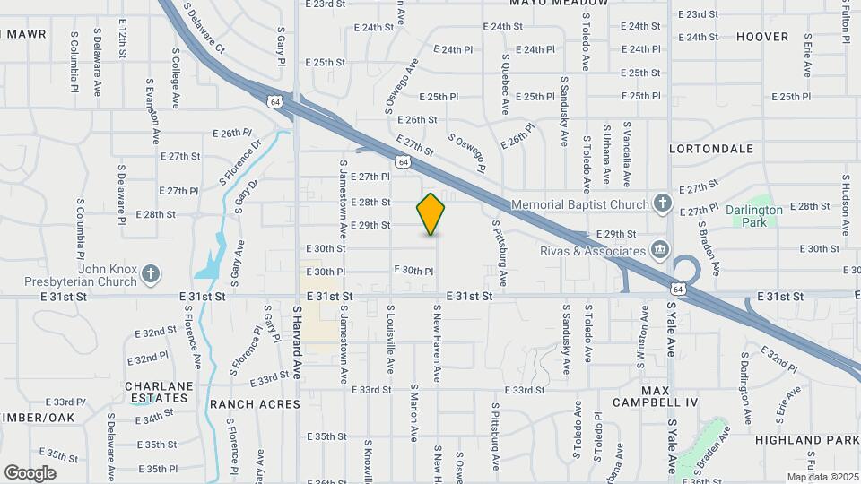 3741 E 30th St Map and Location Details