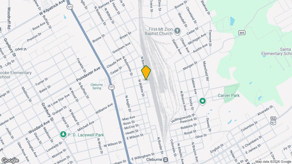 901 N Border St Map and Location Details