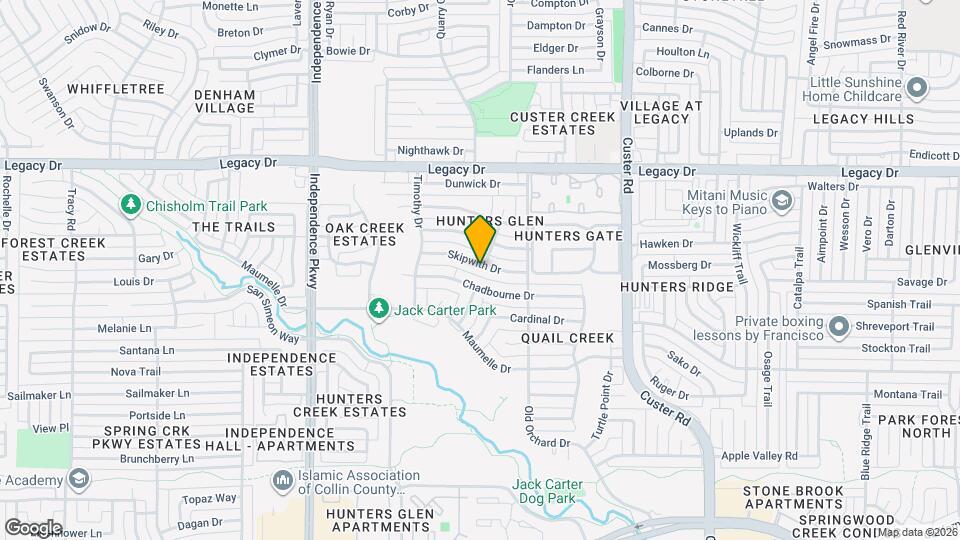 2504 Skipwith Dr Map and Location Details