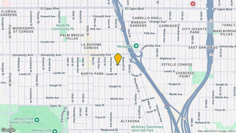 3767 32nd St Map and Location Details